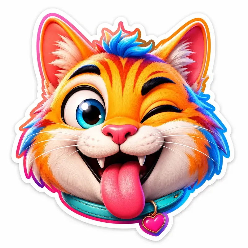 Animal Face Stickers