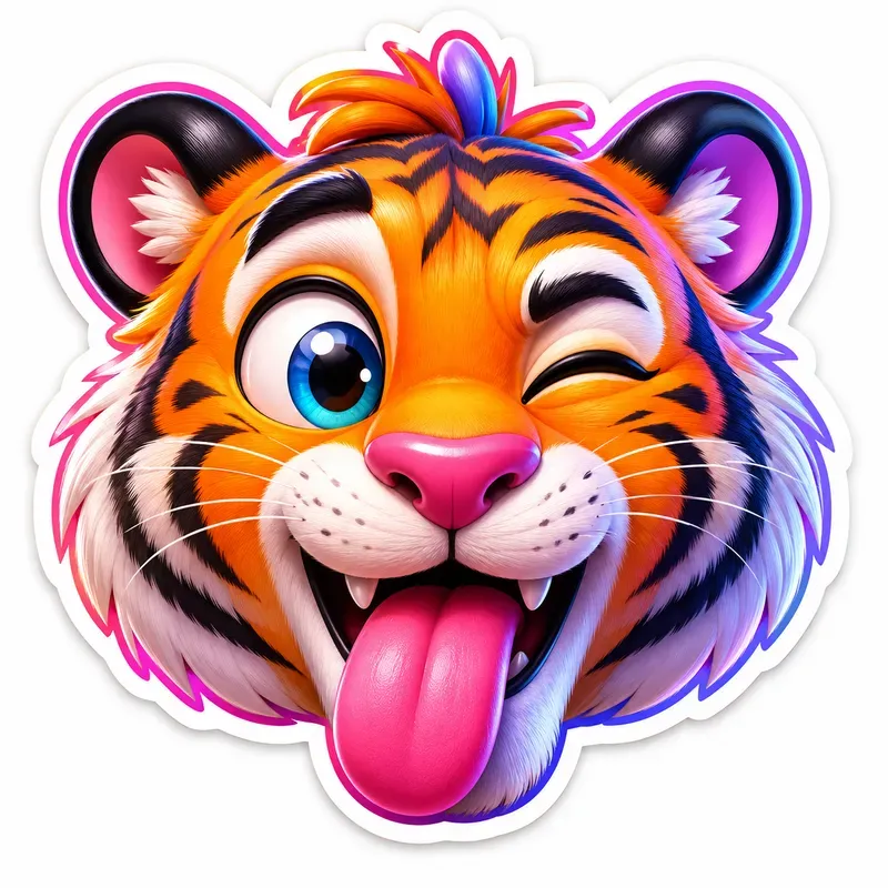 Animal Face Stickers