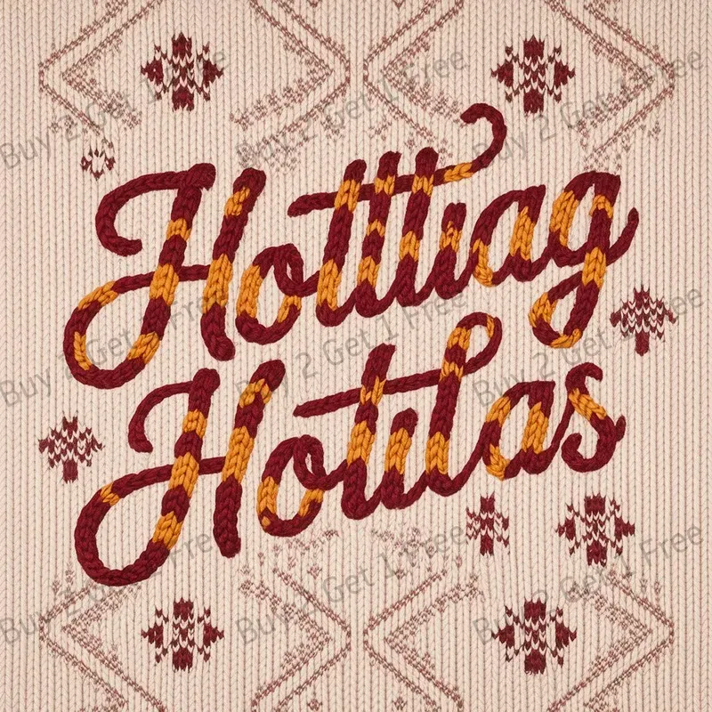 Retro Ugly Sweaters Typography