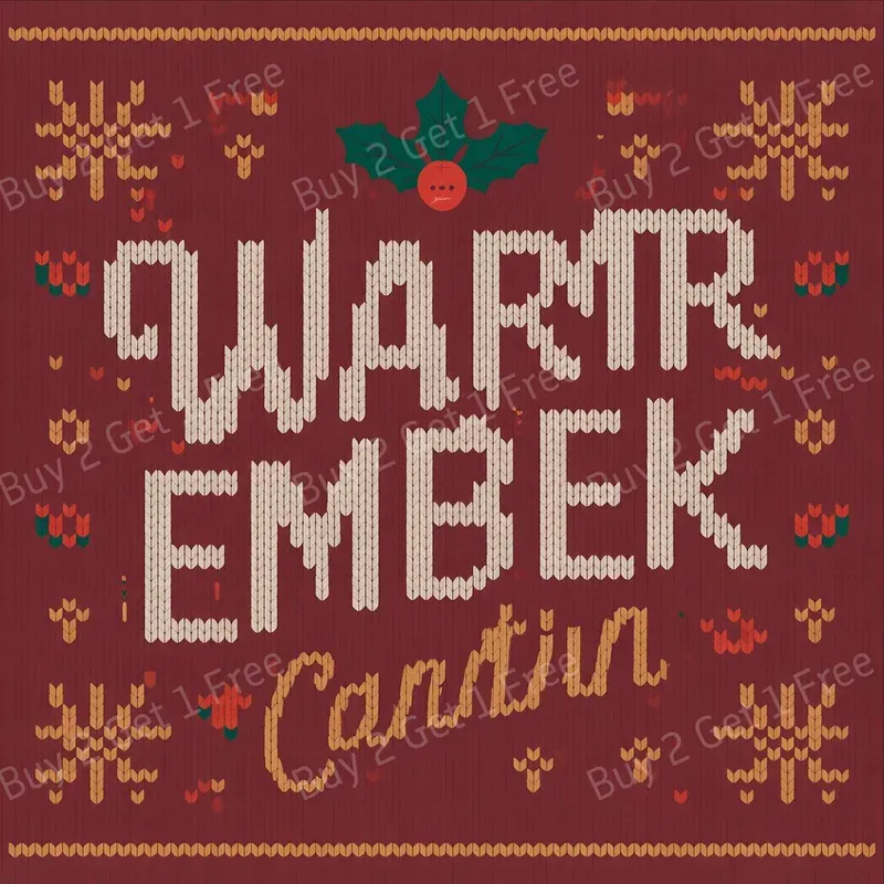 Retro Ugly Sweaters Typography