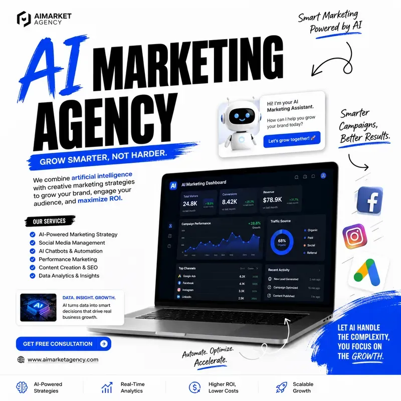 Bold Editorial Social Media Marketing