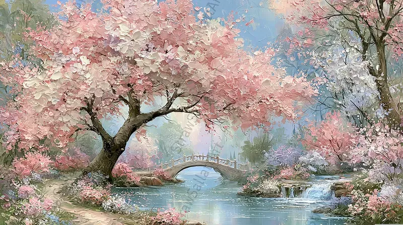 Fairytale Dreamy Landscape Frame Tv Art