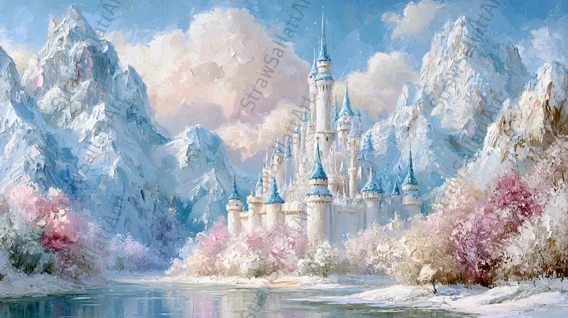 Fairytale Dreamy Landscape Frame Tv Art