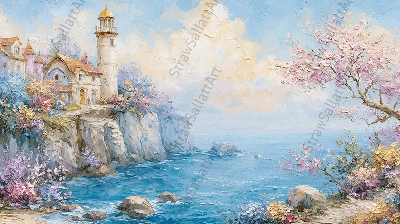 Fairytale Dreamy Landscape Frame Tv Art