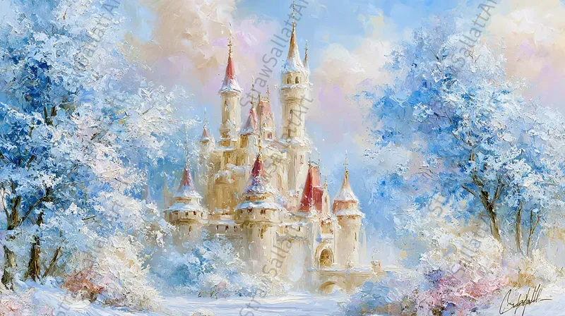 Fairytale Dreamy Landscape Frame Tv Art