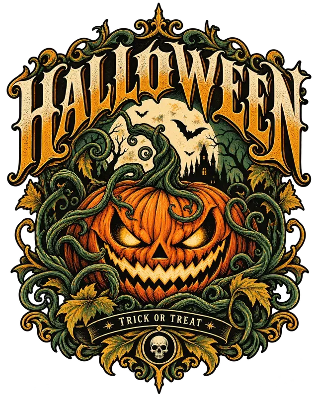 Halloween Tshirt Graphic Generator