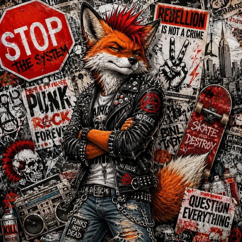 Urban Chaos Collage Generator