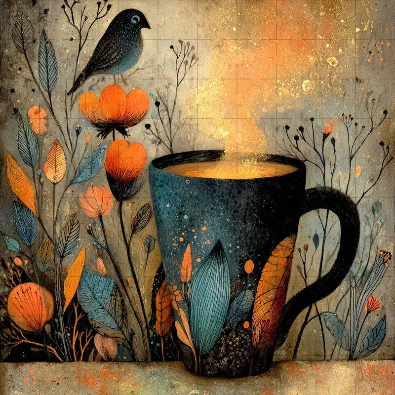 Folk Storybook Mixed Media Fables