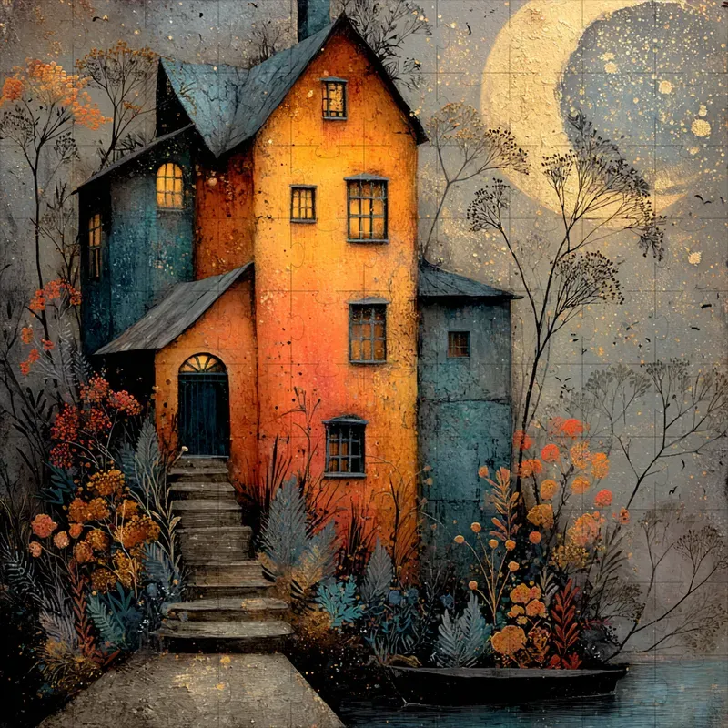 Folk Storybook Mixed Media Fables