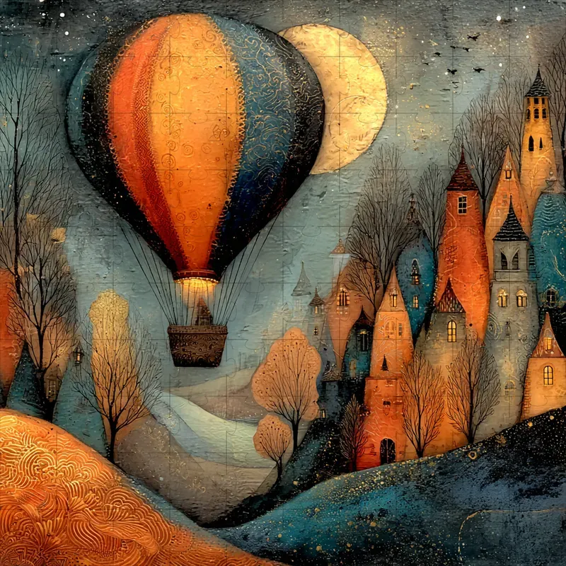 Folk Storybook Mixed Media Fables
