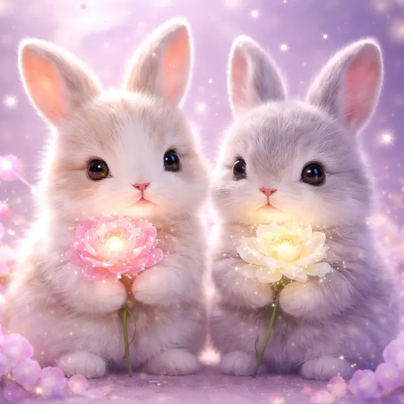 Dreamy Cute Animal Fantasy Art