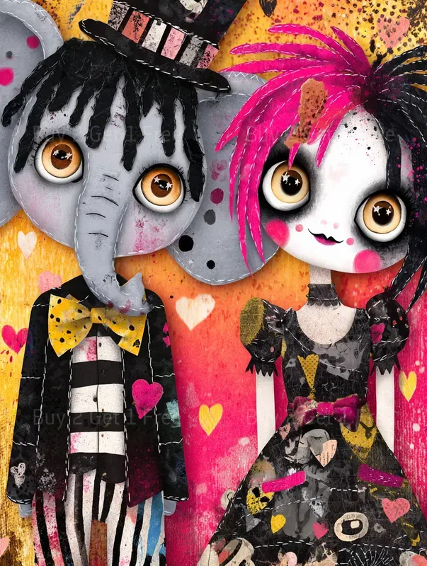 Alice In Carnival Love Junk Journals