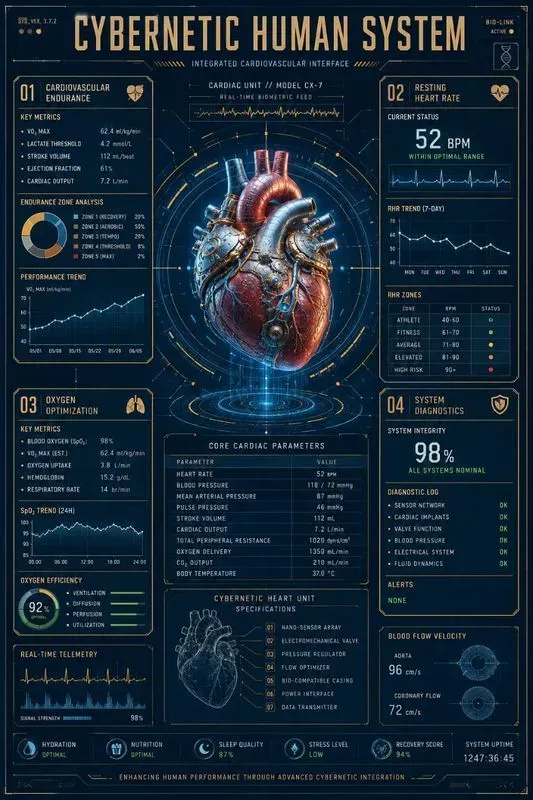 Cybernetic Blueprint Infographic Generator