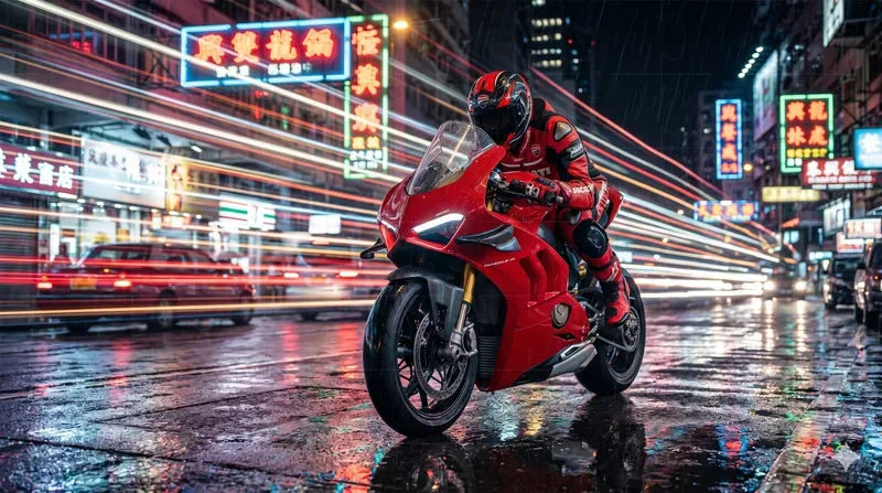 Superbike Racing Cinematic Shots