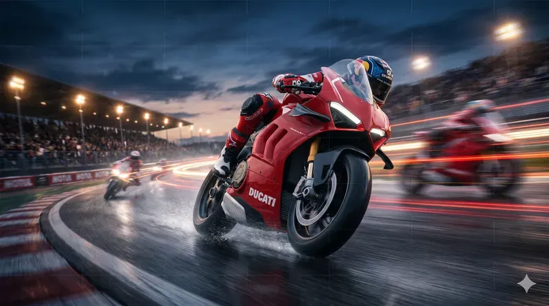 Superbike Racing Cinematic Shots