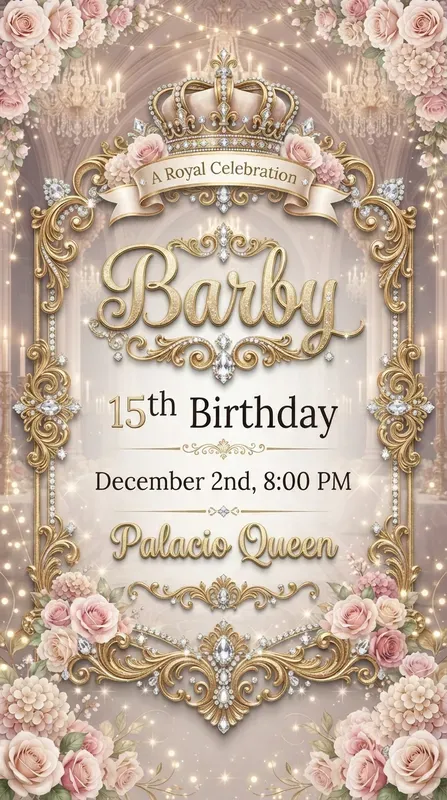 Vertical Event Invitation Generator