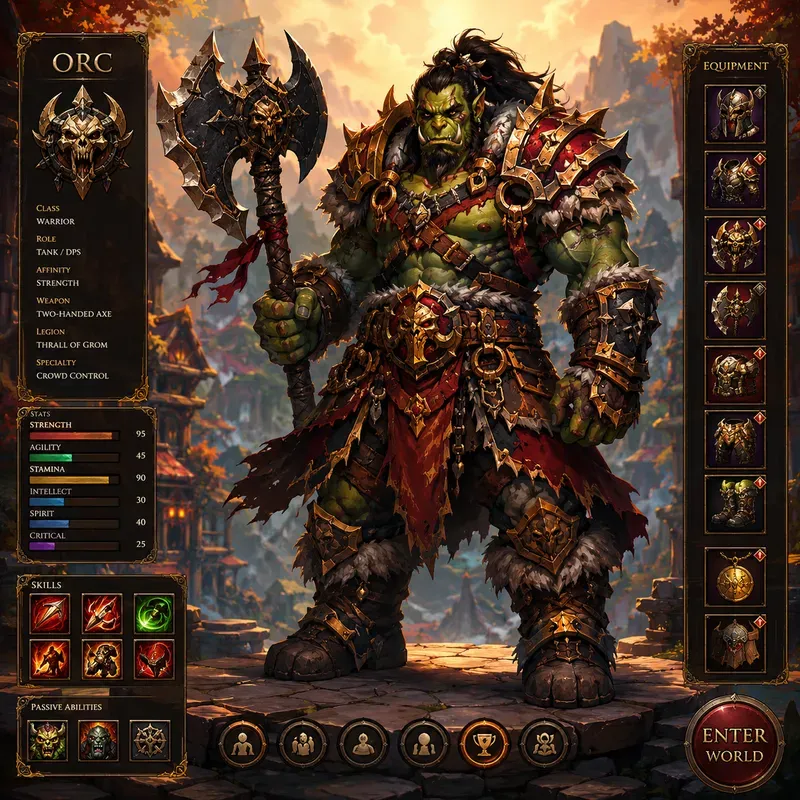 Collectible Game Characters DnD Mmo RPGs