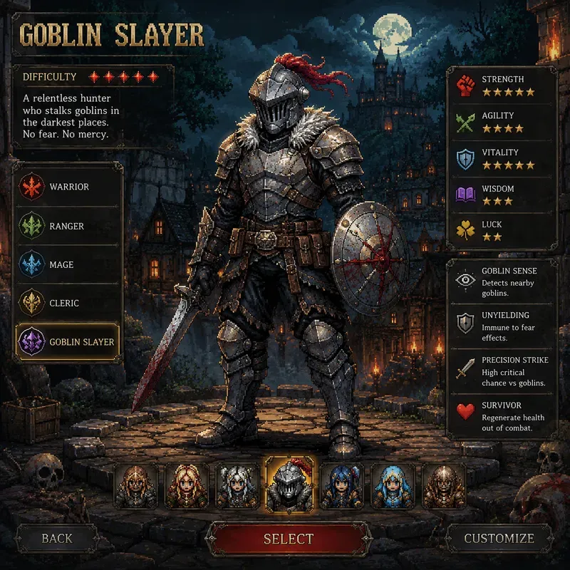 Collectible Game Characters DnD Mmo RPGs