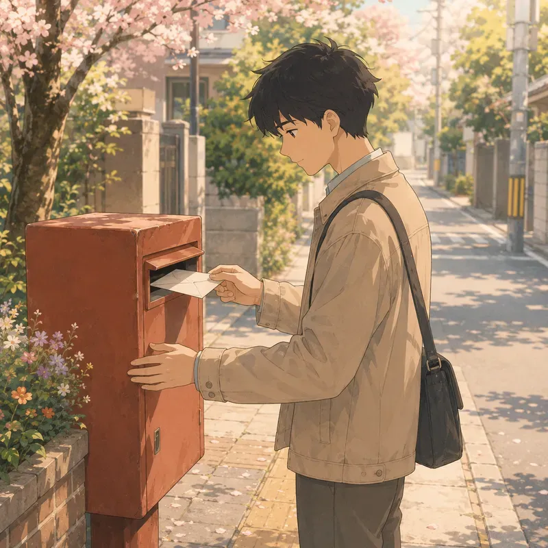 Soft Anime Letter Posts