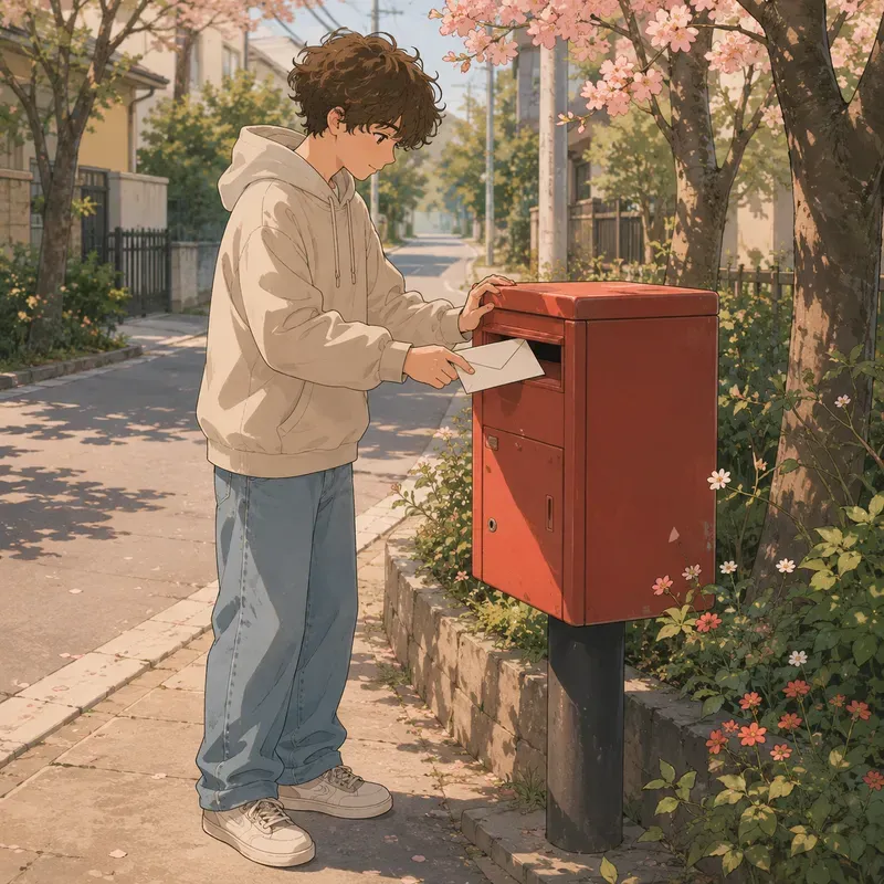 Soft Anime Letter Posts