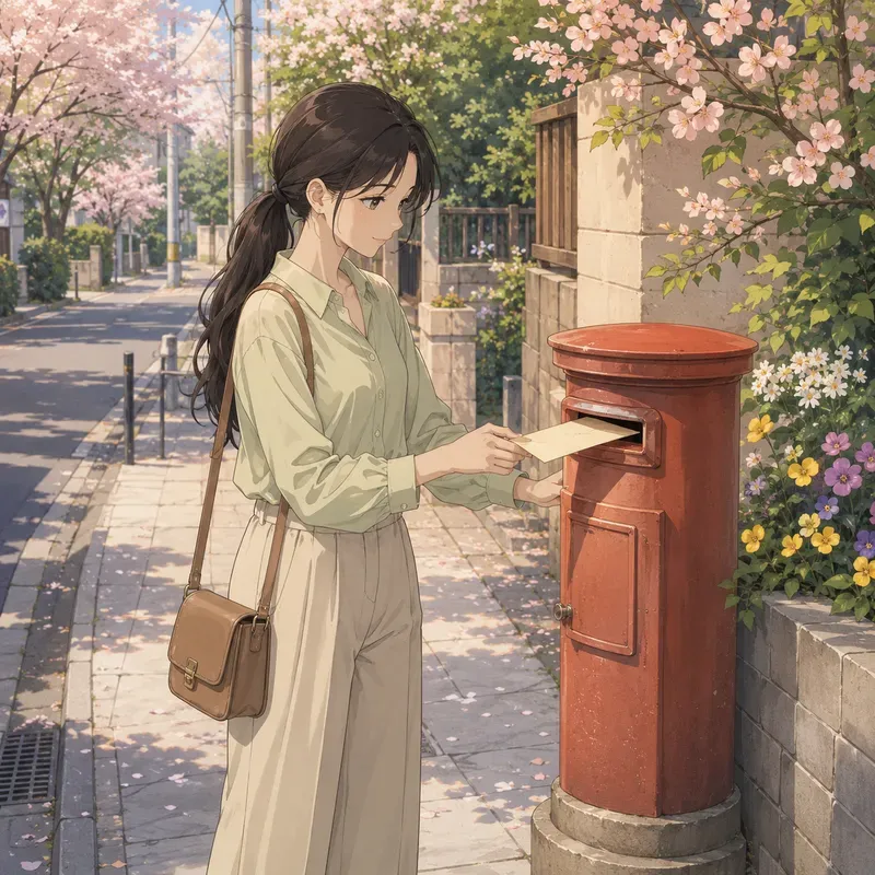 Soft Anime Letter Posts