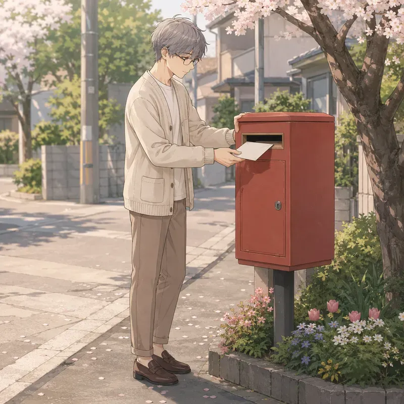 Soft Anime Letter Posts