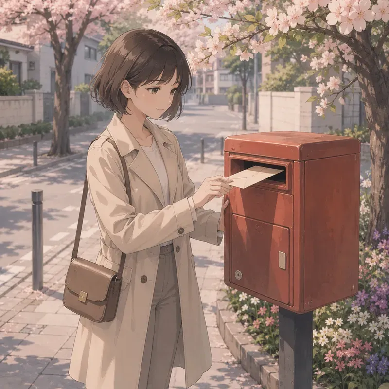 Soft Anime Letter Posts