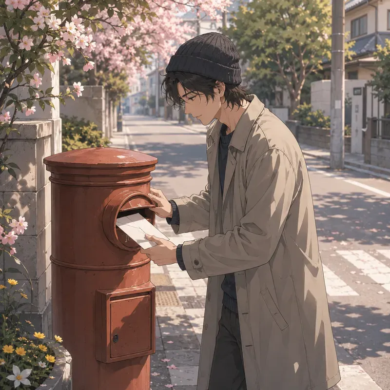 Soft Anime Letter Posts
