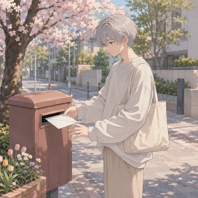 Soft Anime Letter Posts