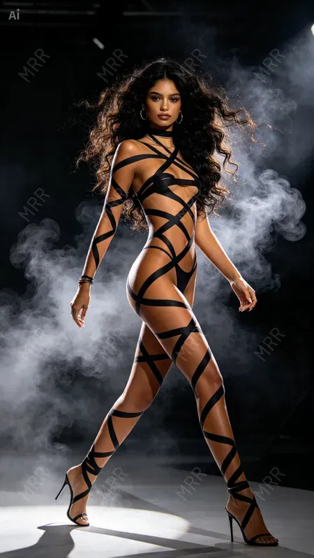 Black Tape Body Art Runways