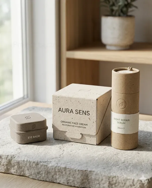 Eco Luxury Packaging Visuals