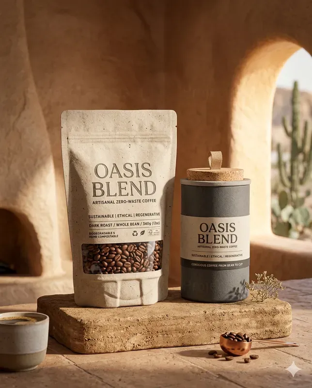 Eco Luxury Packaging Visuals