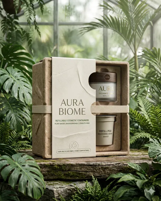 Eco Luxury Packaging Visuals