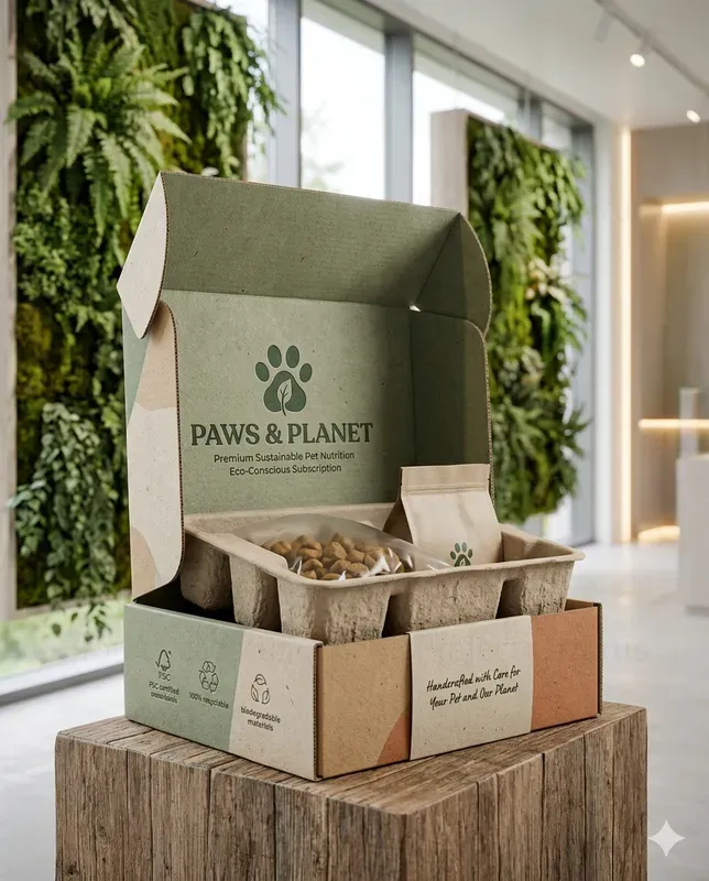 Eco Luxury Packaging Visuals