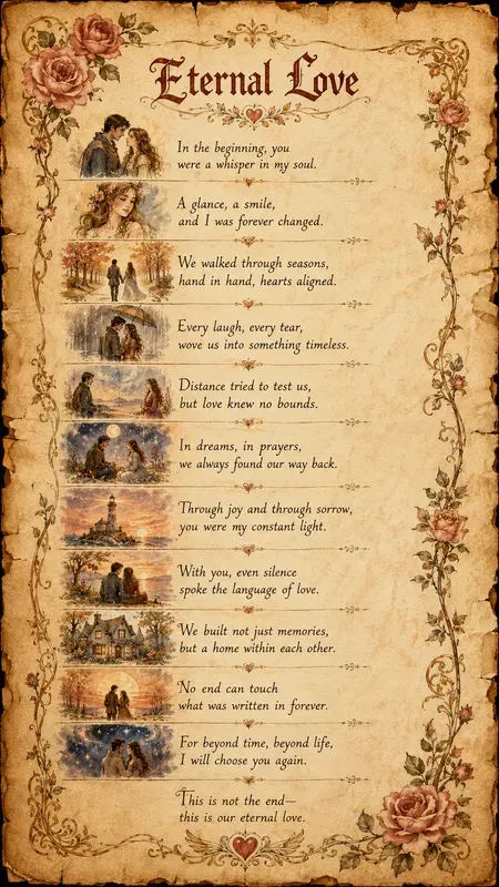 Illustrated Poem Pages