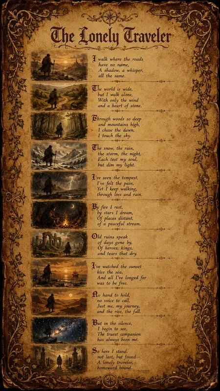 Illustrated Poem Pages