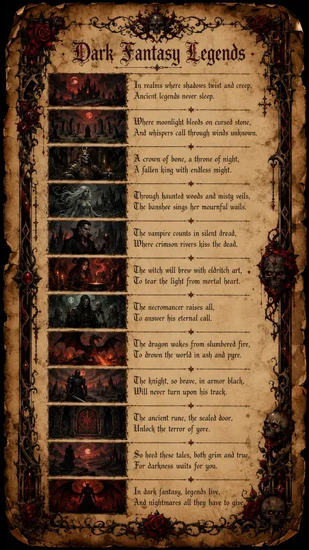 Illustrated Poem Pages