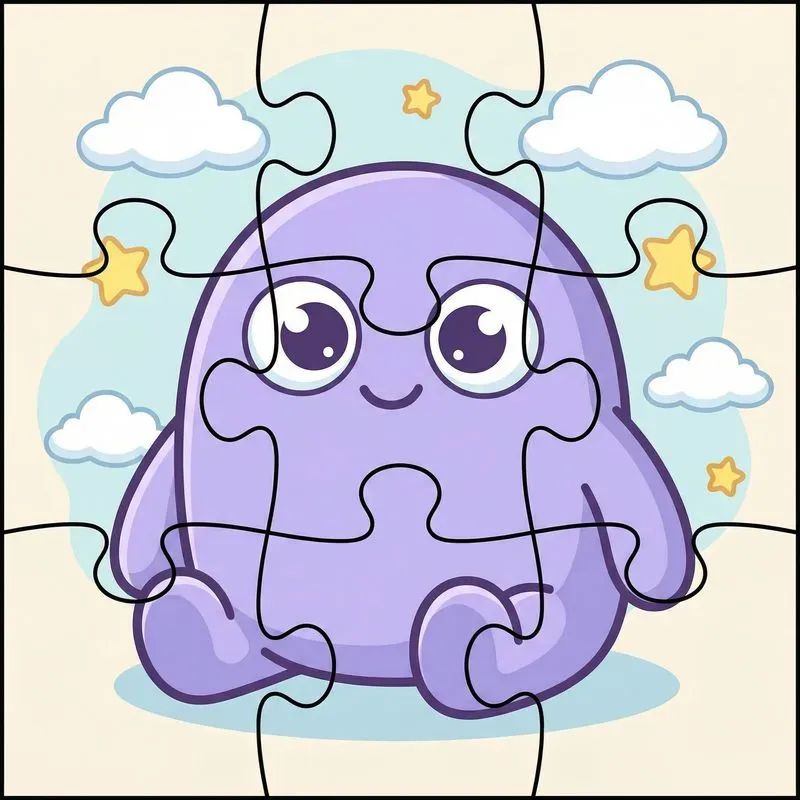 Cute Monster Puzzle Creators For Kids