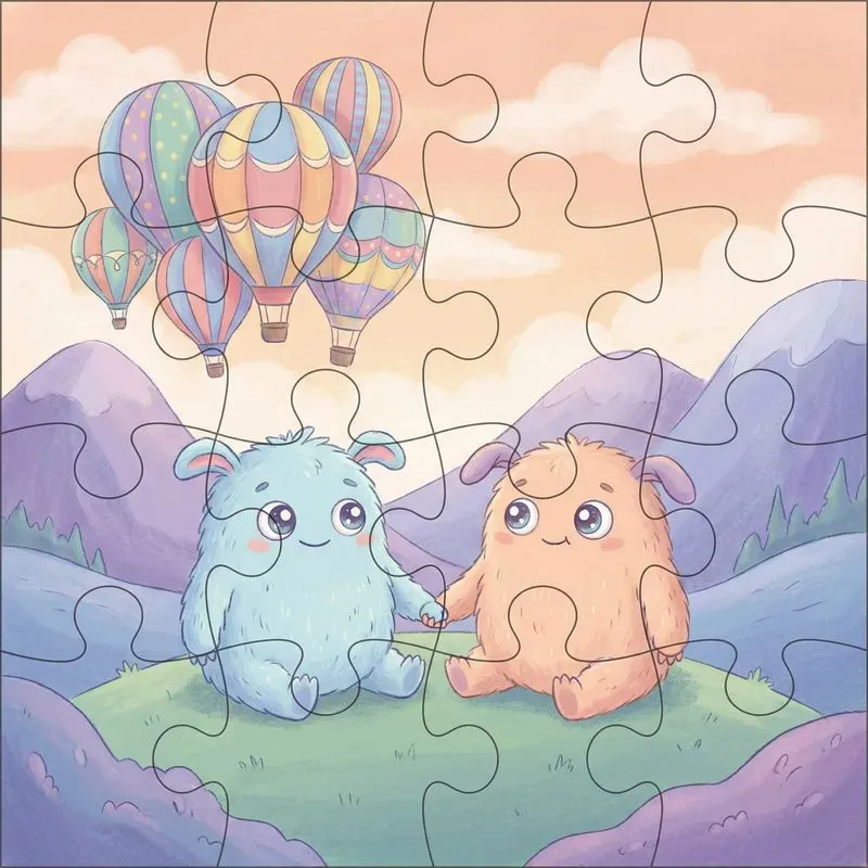 Cute Monster Puzzle Creators For Kids