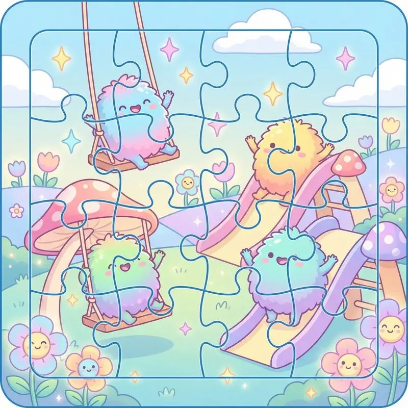 Cute Monster Puzzle Creators For Kids