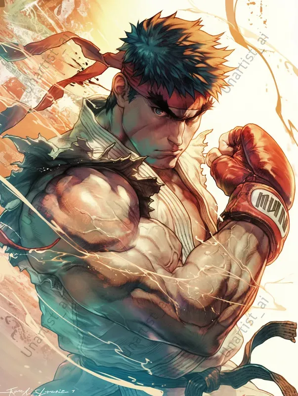 Anime Manga Street Fighter Characters