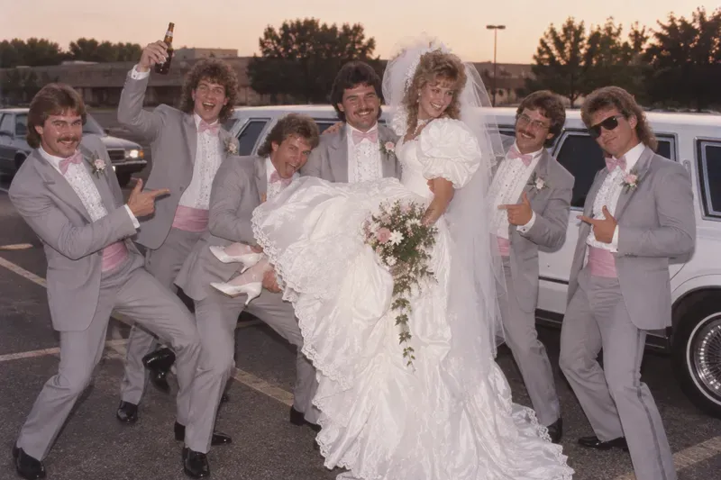 80s Wedding Photos