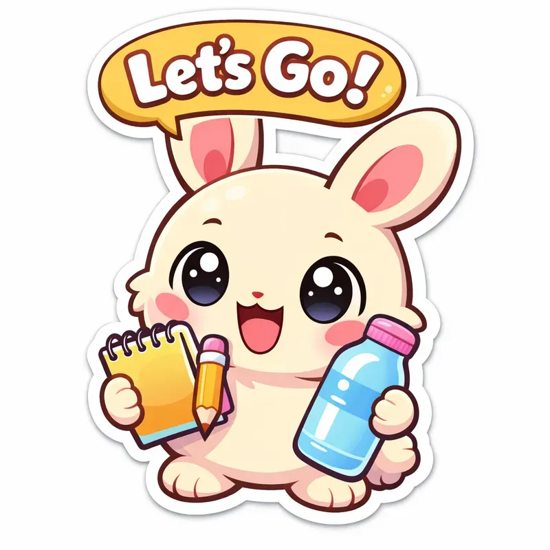 Cute Kawaii Sticker Designs