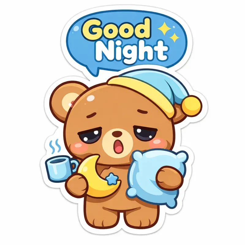 Cute Kawaii Sticker Designs