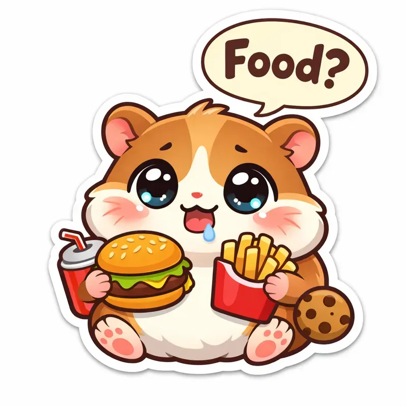 Cute Kawaii Sticker Designs