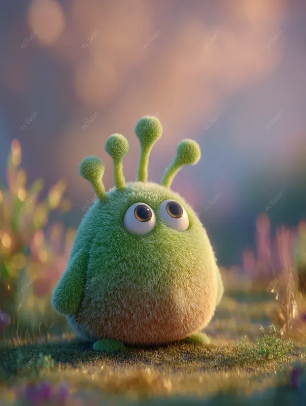 Pixar Style Baby Alien Characters
