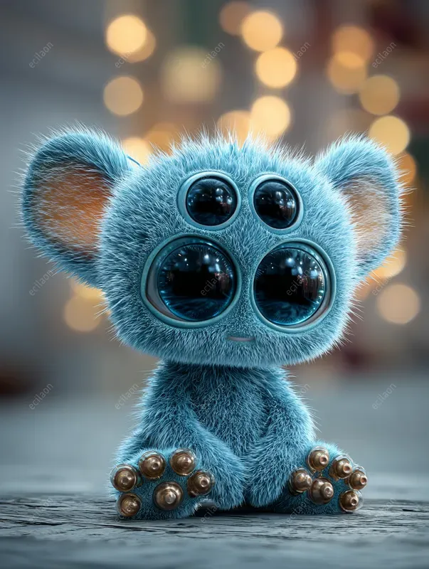 Pixar Style Baby Alien Characters