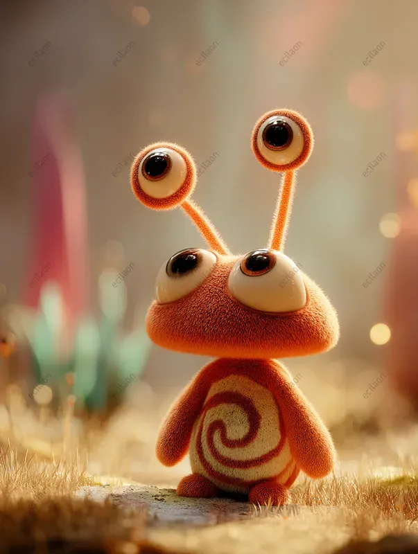 Pixar Style Baby Alien Characters