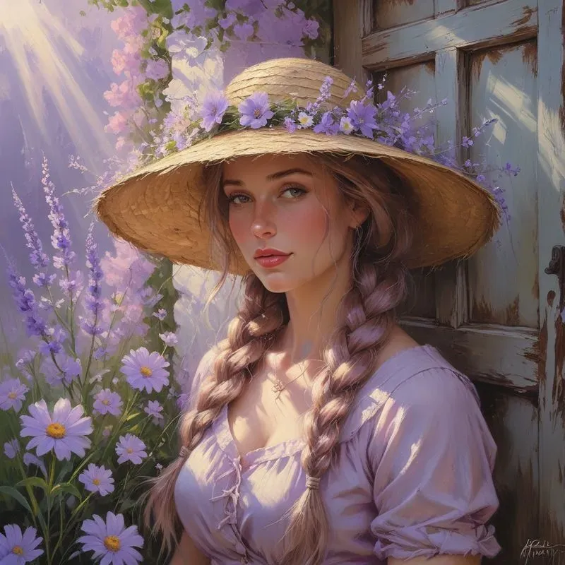Impressionist Cottagecore Pastel Art