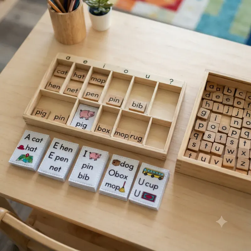 Phonics Manipulative Station Builders